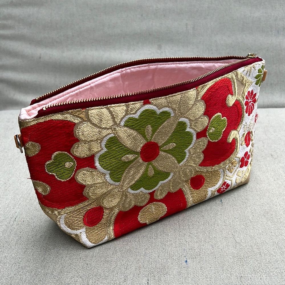 Asian clutch, purse, makeup bag $20